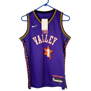 Nike Phoenix Suns Devin Booker #1 The Valley Youth Jersey Purple Size L 14/16