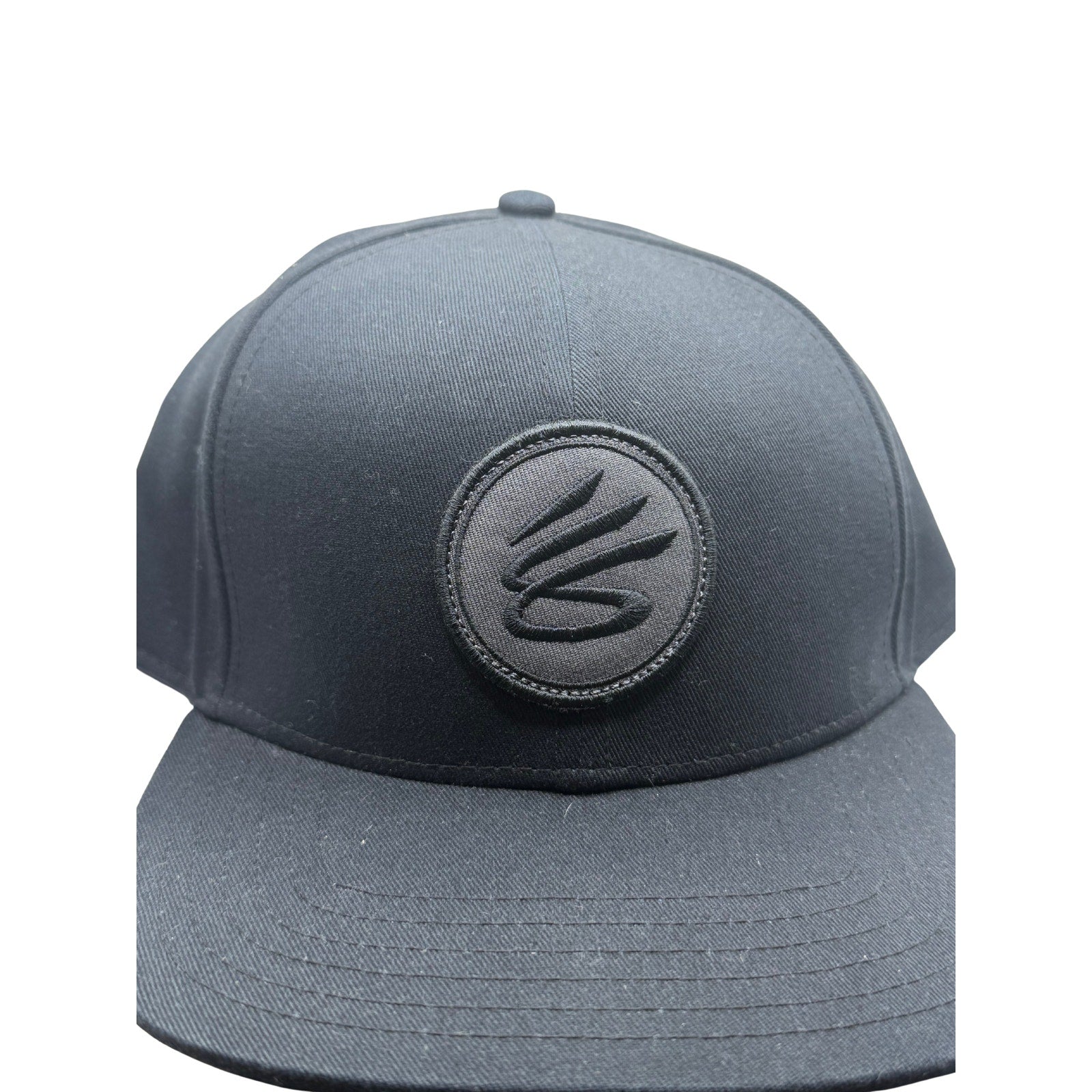 Curry Brand Black Snapback Hat Adjustable Basketball Cap One Size NWT