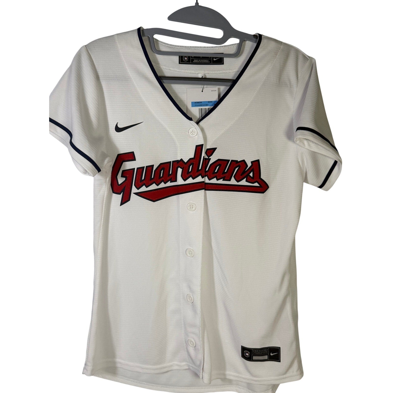 Nike Cleveland Guardians Shane Bieber #57 Women's Jersey NWT L White