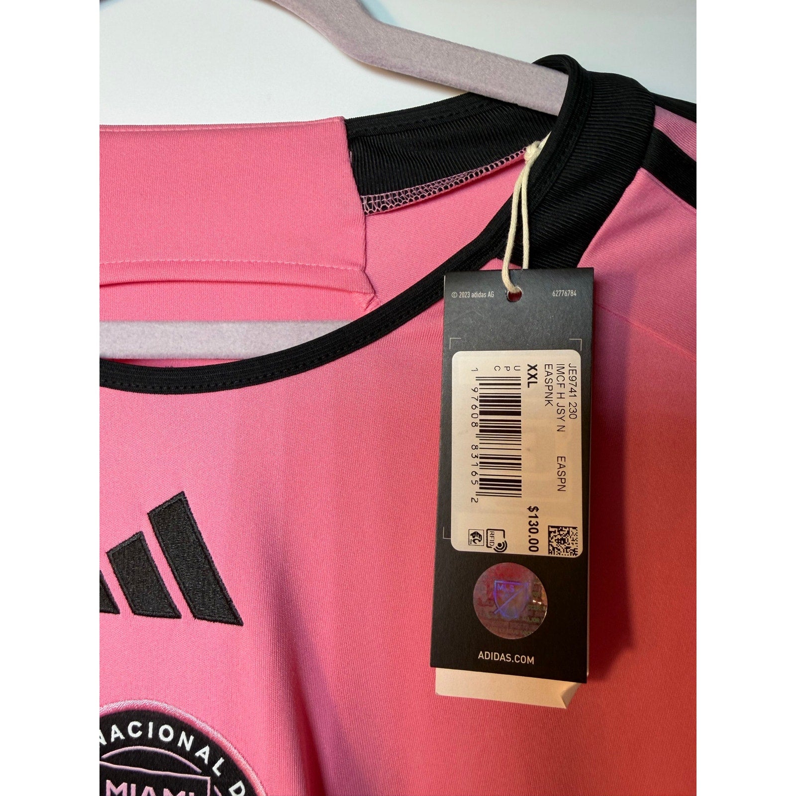 Adidas Inter Miami CF Lionel Messi Jersey – Pink – Adult 2XL