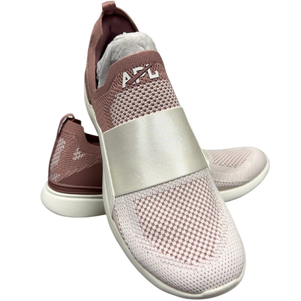 NIB APL TechLoom Bliss Ivory Creme Beachwood Athletic Running Sneakers Size 10.5