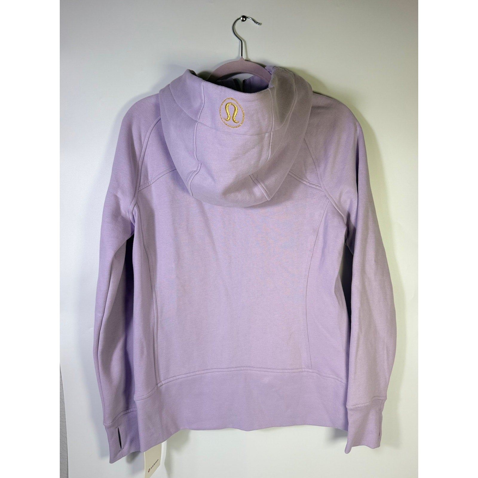 Lululemon Scuba Full Zip Hoodie Women's Size 10 Lilac Gold NWT