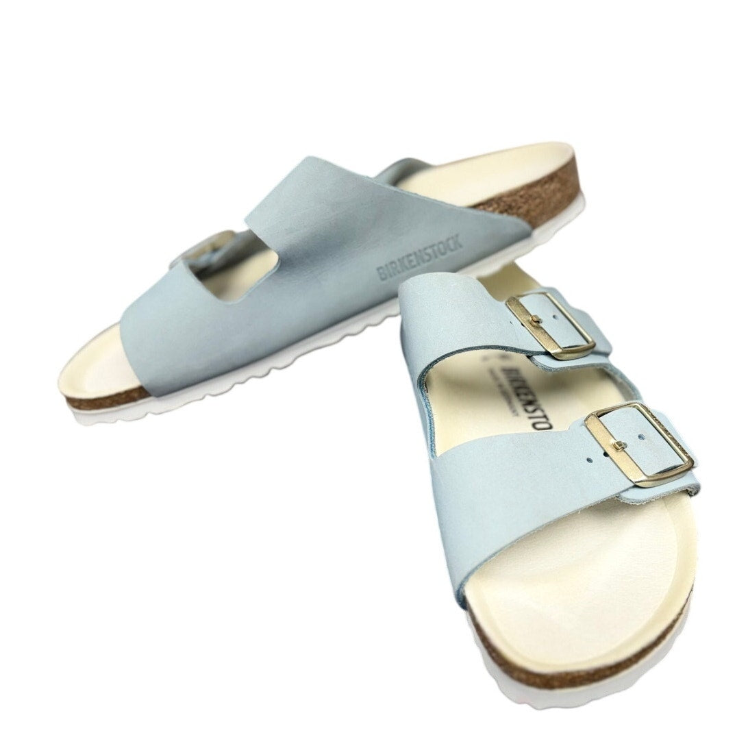 Birkenstock New Women's Arizona Sandal Sky Blue Nubuck | 39 EU