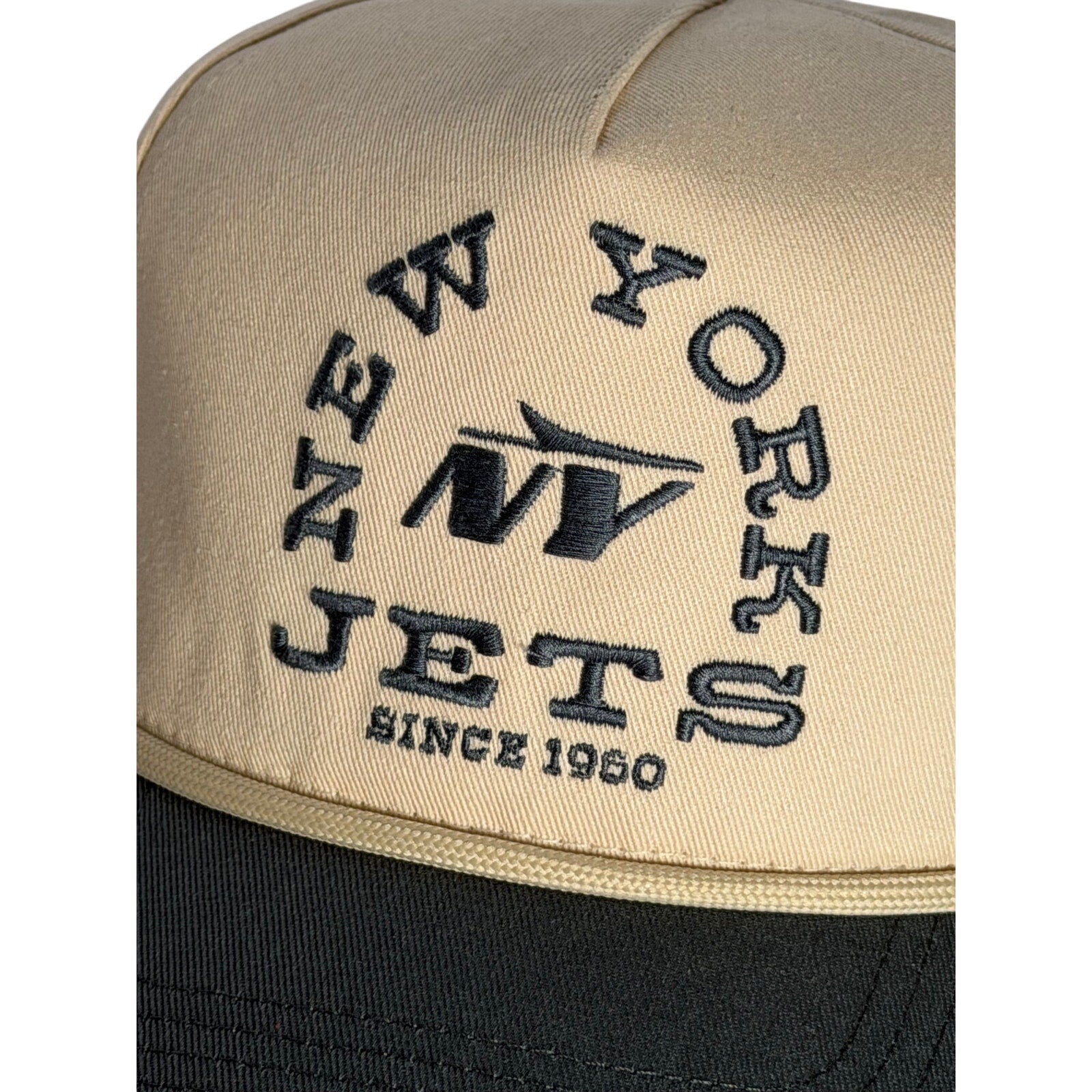47 New York Jets Adjustable Snapback Hat Cream Gray NFL Cap NWT OSFM