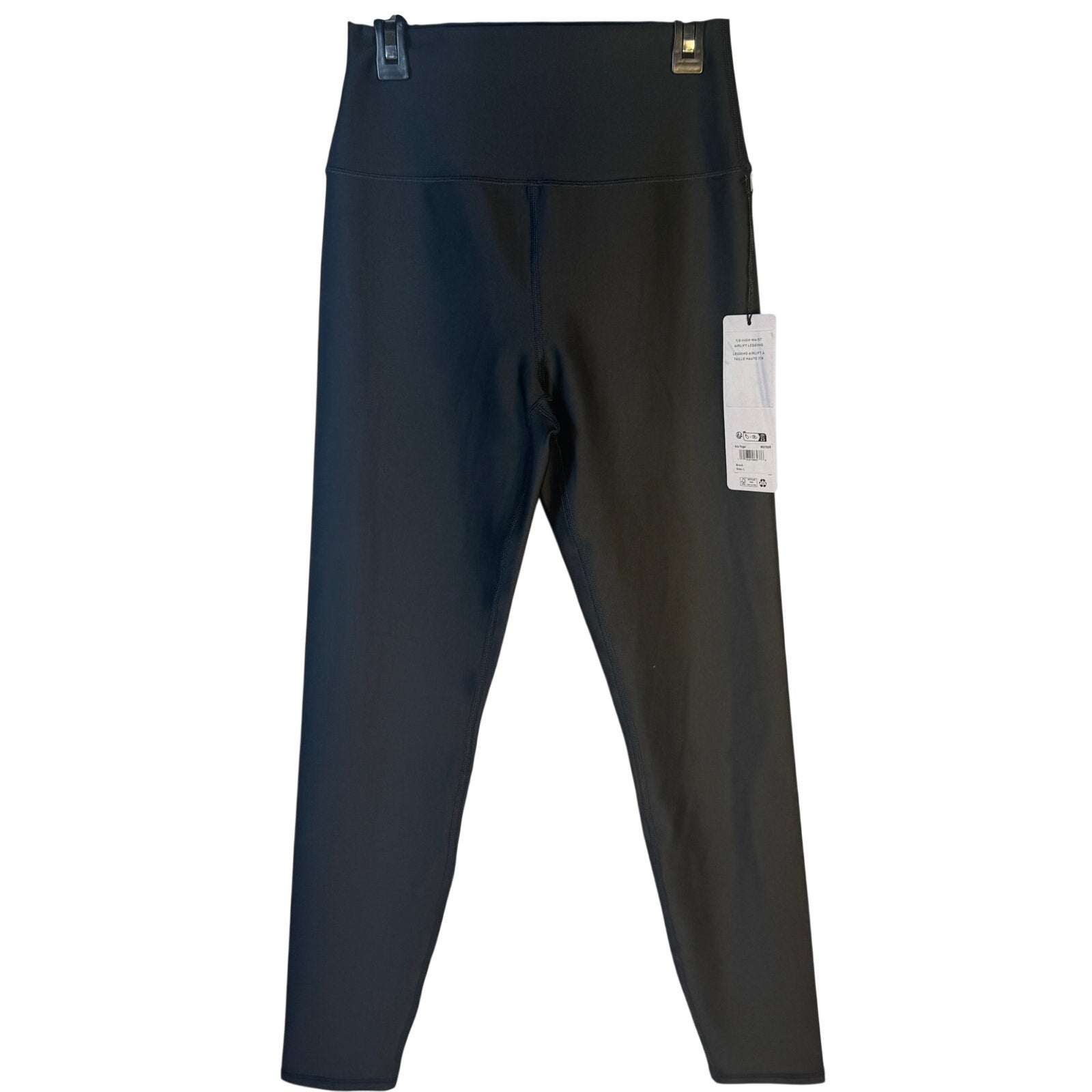 Alo Yoga Airlift 7/8 High Waist Leggings Women's Large Black NWT