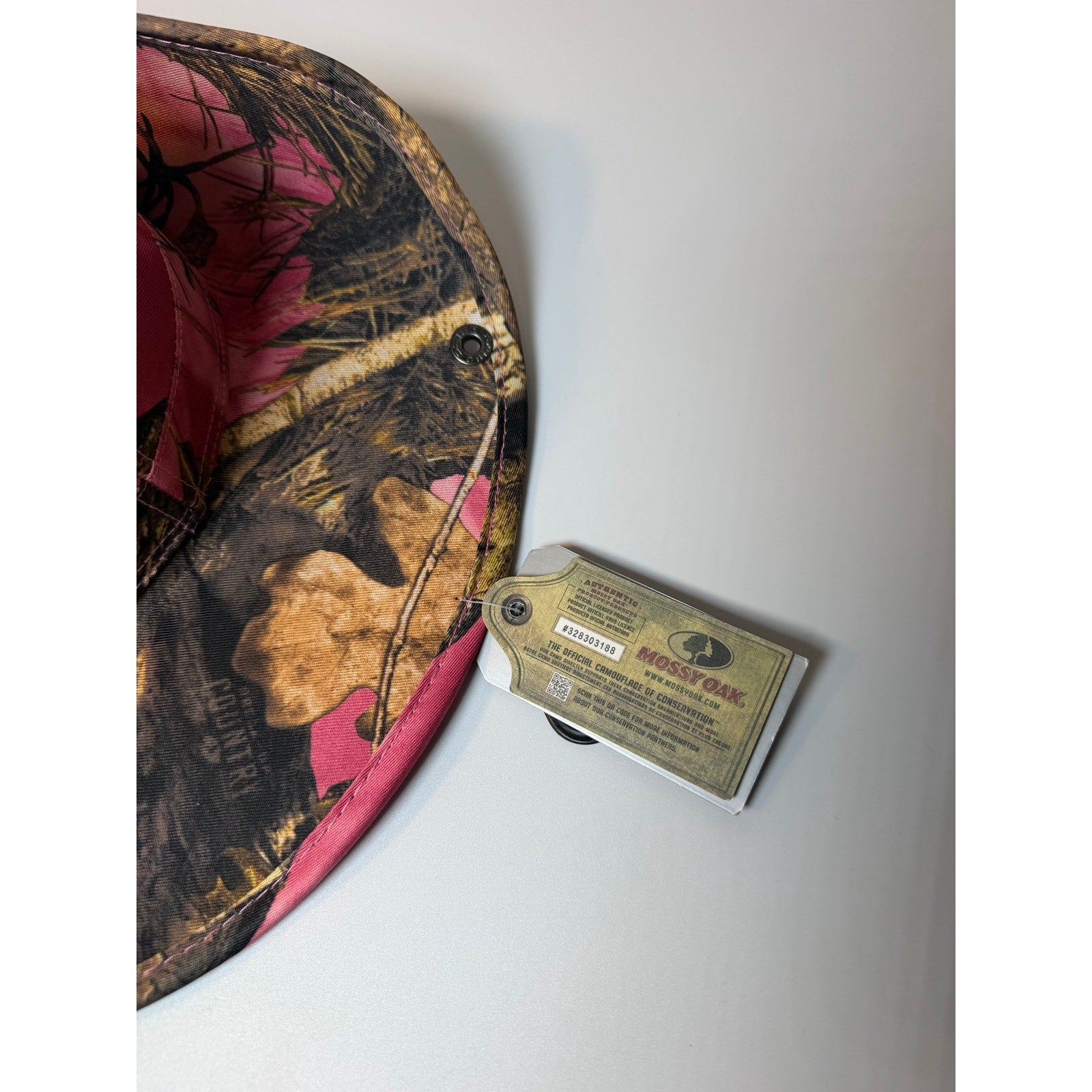 Peter Grimm Mossy Oak Women’s Pink Camo Western Cowboy Hat Snap-Up Brim