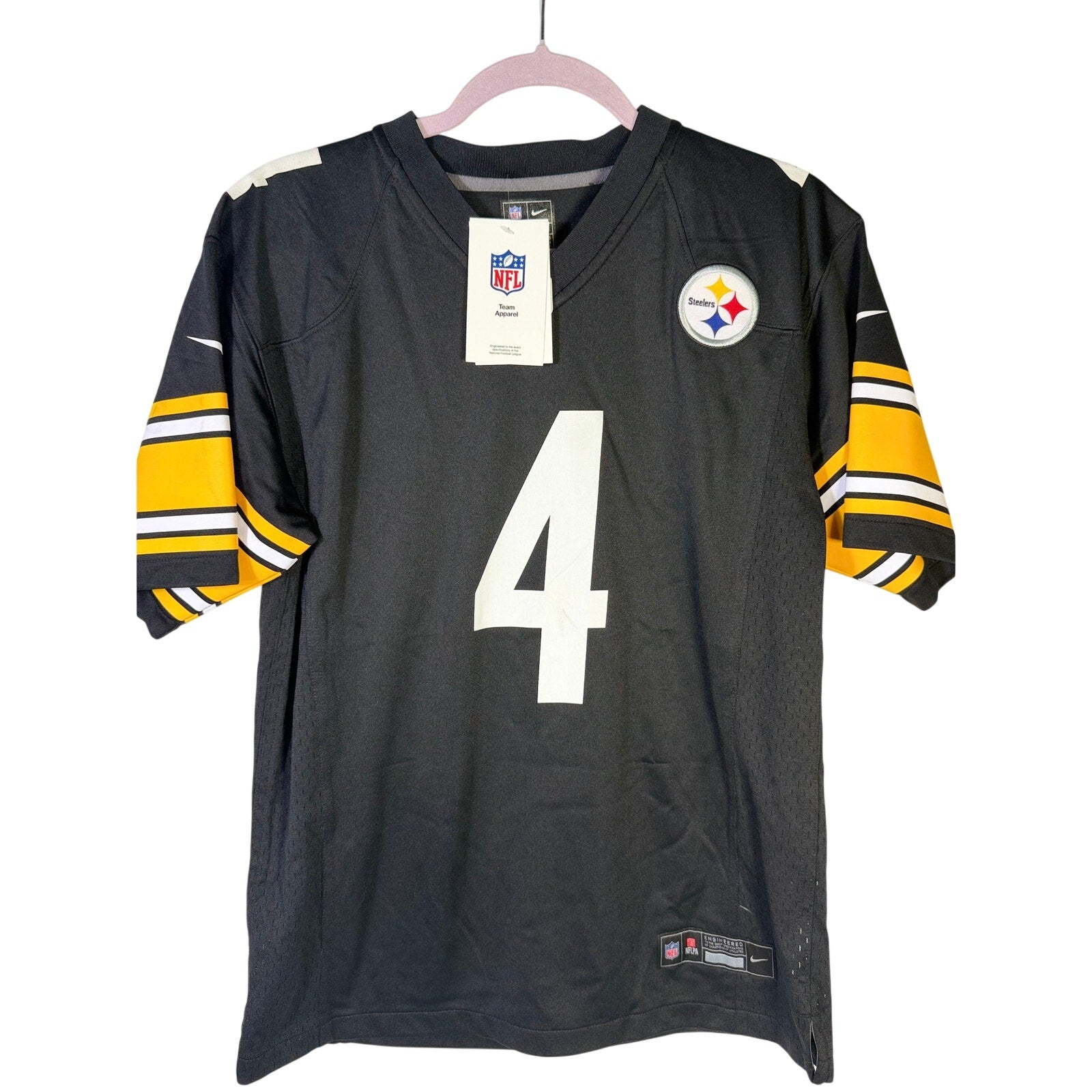 Nike Pittsburgh Steelers George Pickens #14 NFL Game Jersey Men's Large Black NWT