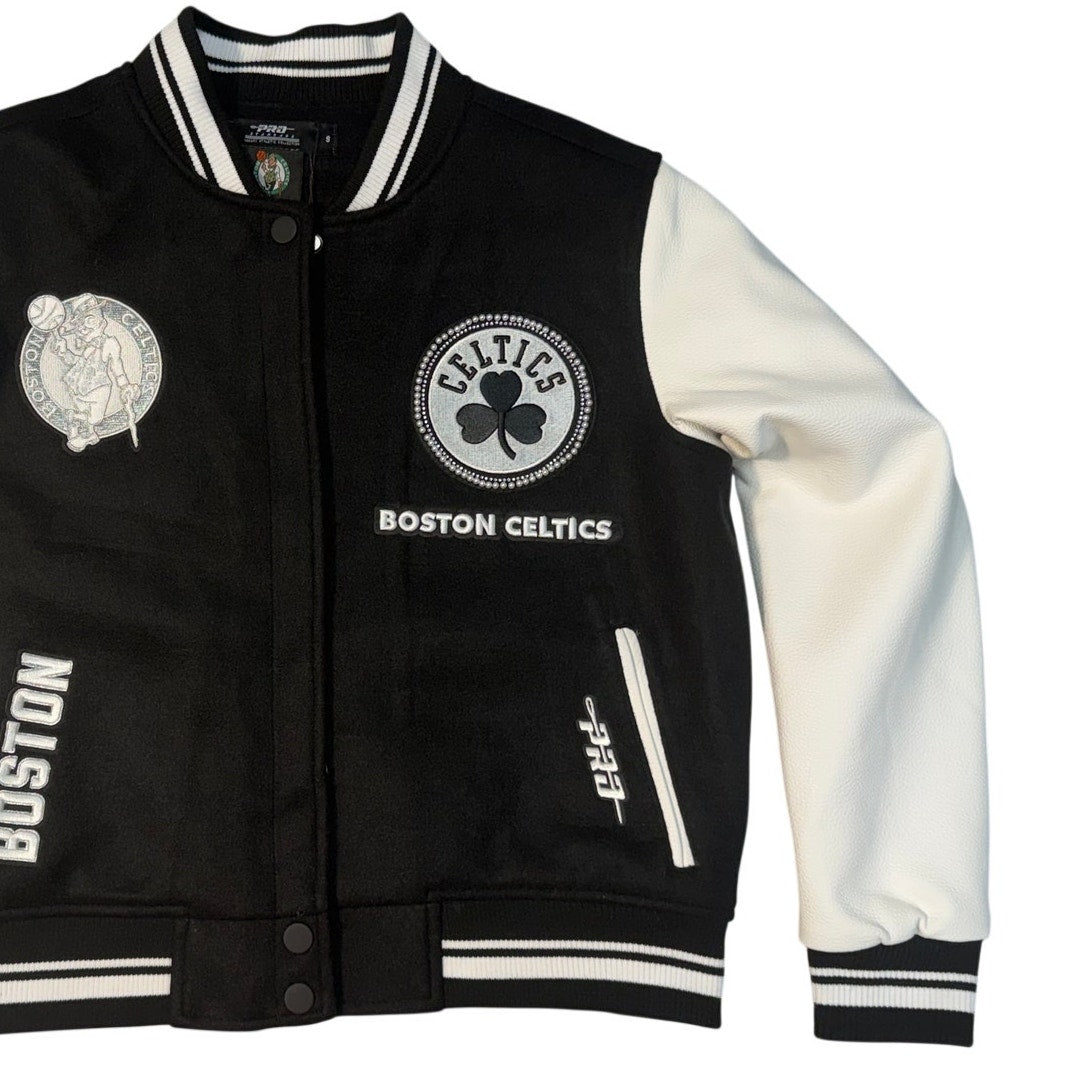 Pro Standard Boston Celtics Varsity Jacket – Luxury Athletic Collection – Size S