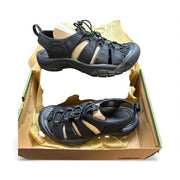 KEEN Newport H2 sandals in Triple Black, men’s size 8.5 (US).