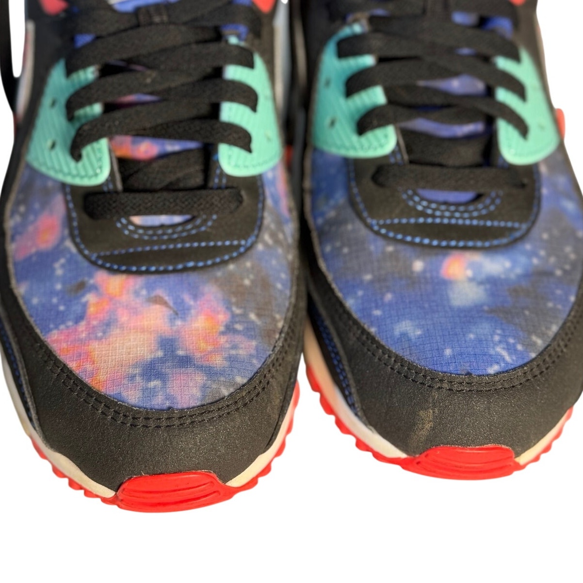 Nike Air Max 90 QS Galaxy Space Theme Sneakers Men's US 11.5