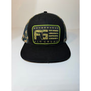 FloGrown Florida Flag Trucker Hat Black Camo Mesh Snapback Adjustable Cap