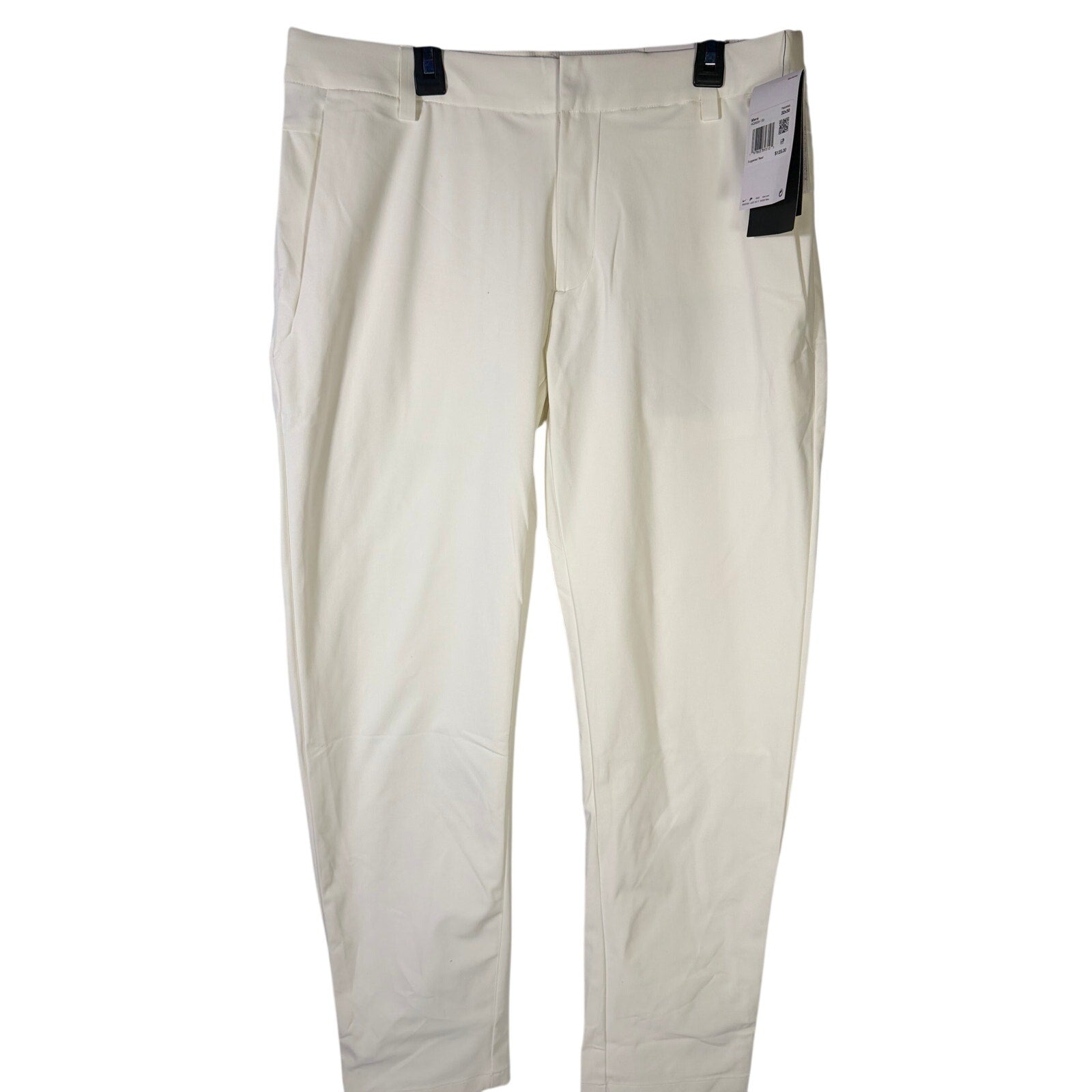 Nike Dri-FIT 24.7 Slim Fit 5-Pocket Training Pants Men's 32x30 White NWT