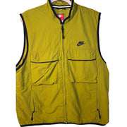 Nike Tech Woven Utility Wind Vest – Men’s Size Medium – Green – Full Zip