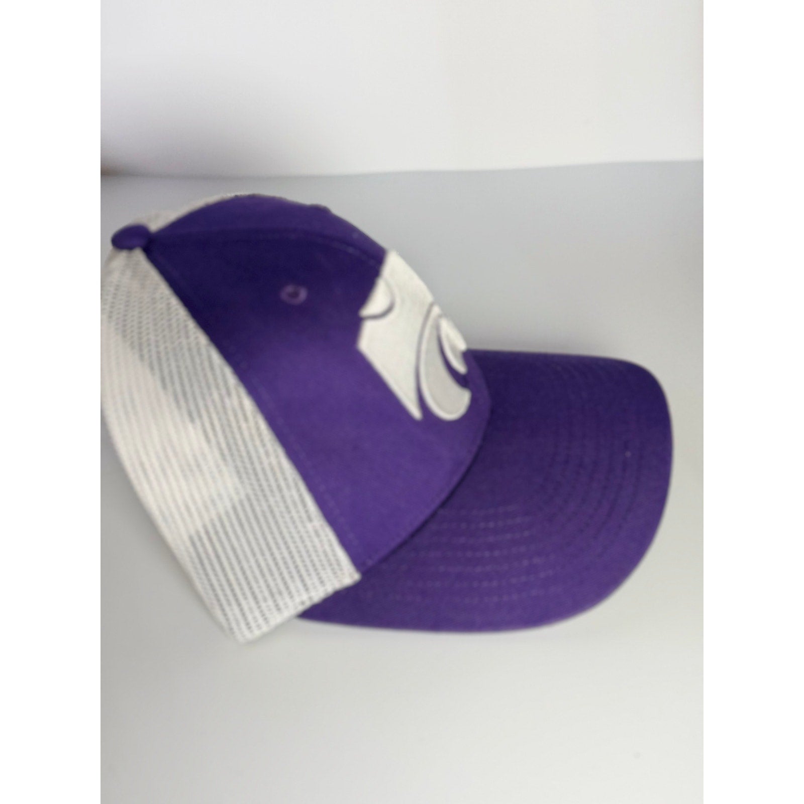 47 Kansas State Wildcats Trucker Adjustable Hat Purple White NCAA NWT OSFM