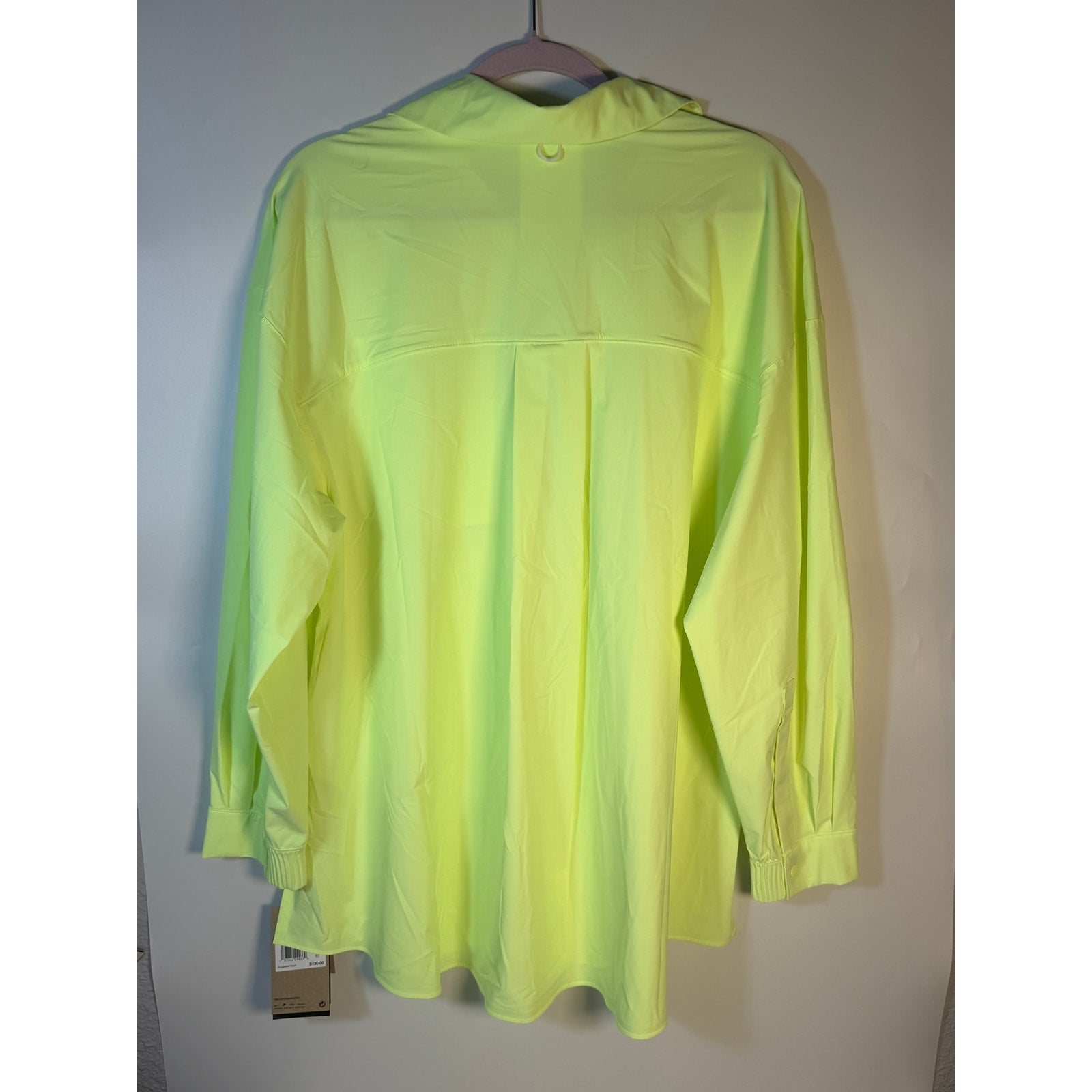 Nike 24.7 Dri-FIT Training Shirt Women's Medium Neon Yellow Long Sleeve NWT