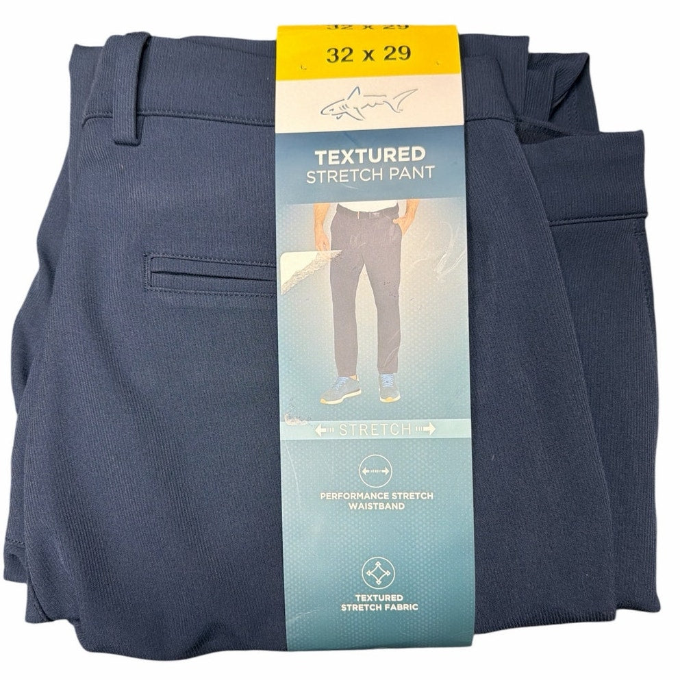 NWT Greg Norman Men’s Luxury Microfiber 5-Pocket Pants Blue 32x29 Beyaz