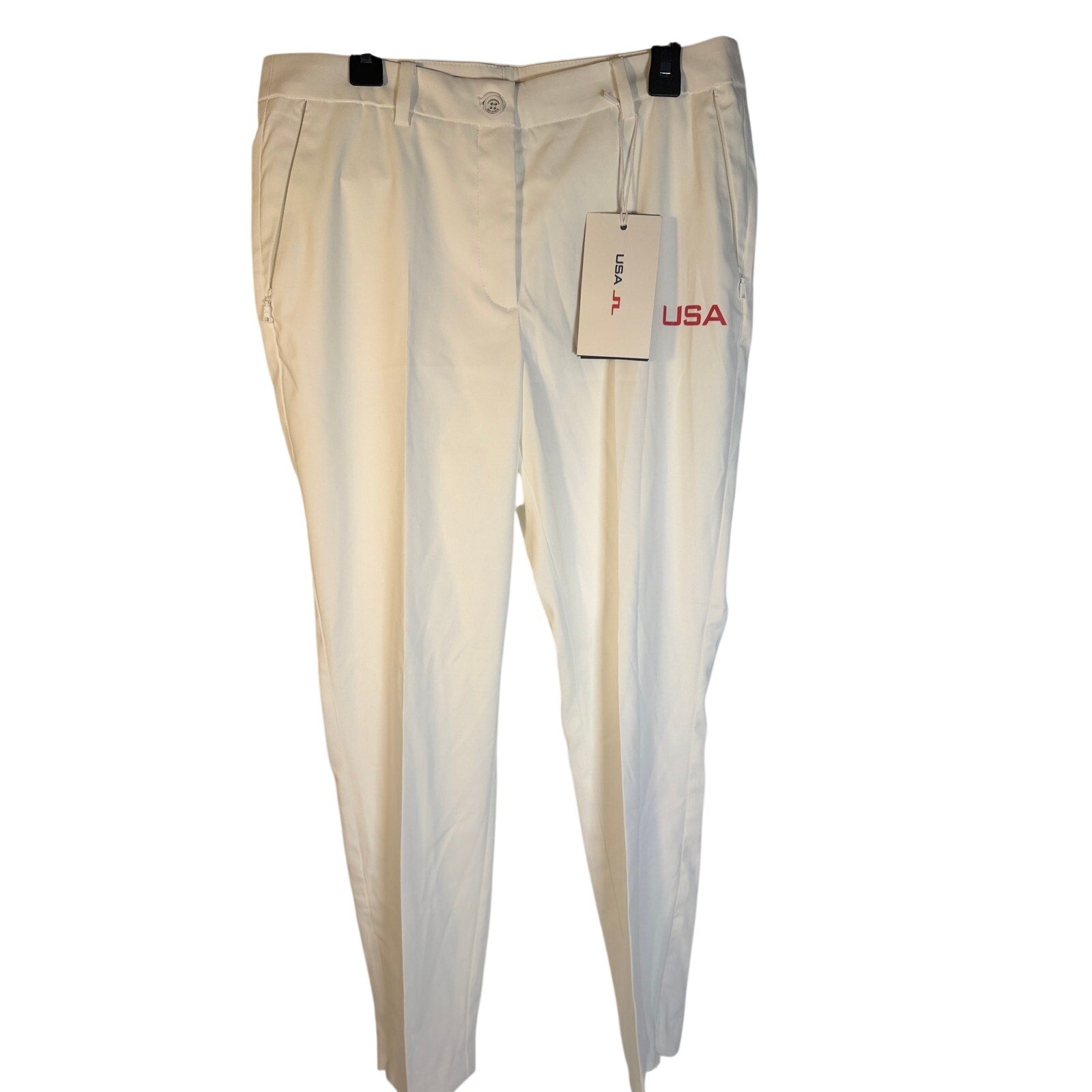 J.Lindeberg USA Golf Pants – Men's White – Size 28 – New with Tags