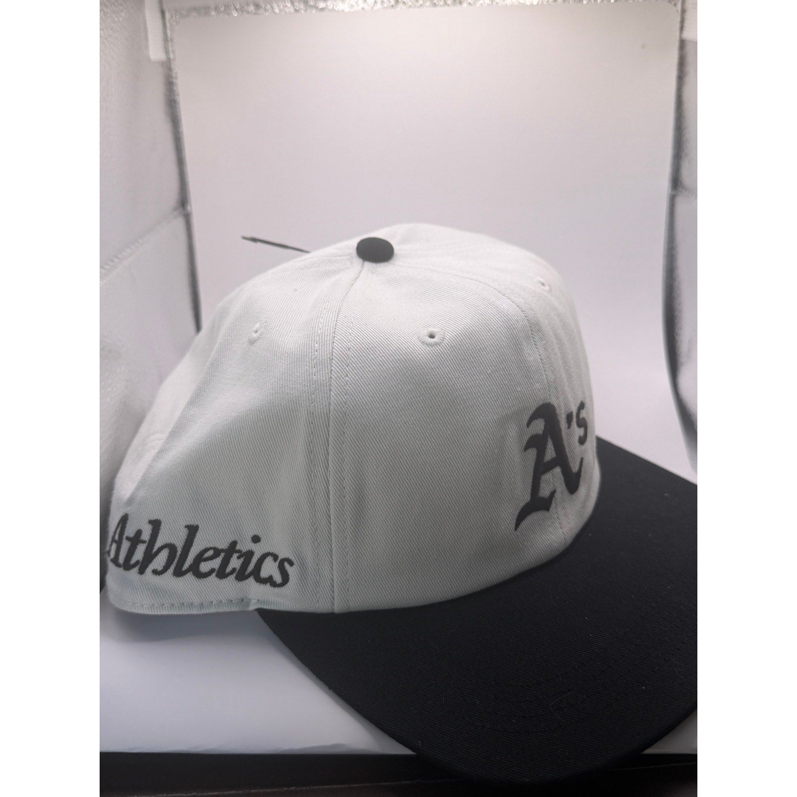 ’47 Oakland Athletics A’s Adjustable Snapback Hat Gray Black MLB