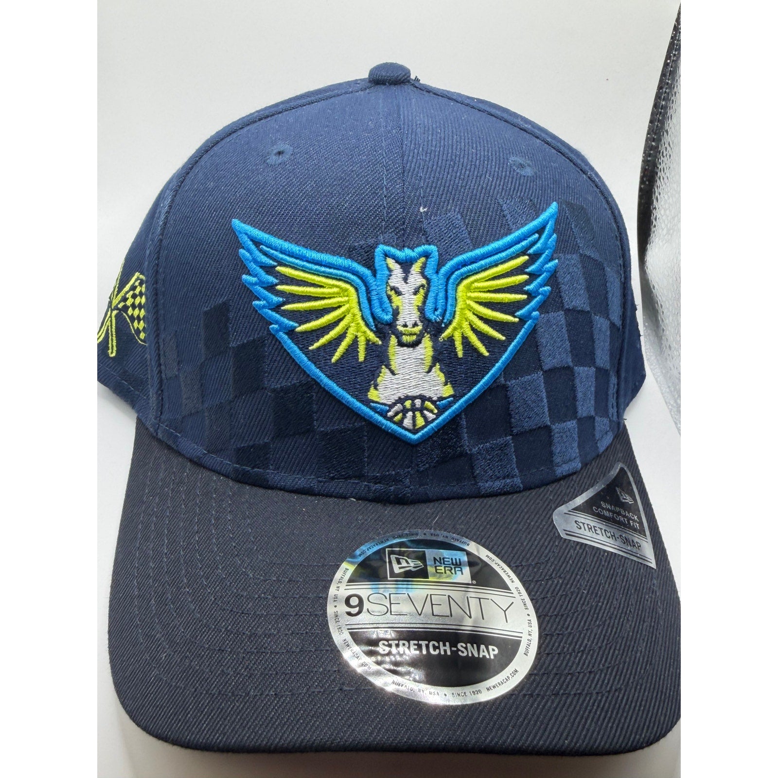 Dallas Wings WNBA New Era 9SEVENTY Stretch-Snap Hat Navy One Size NWT