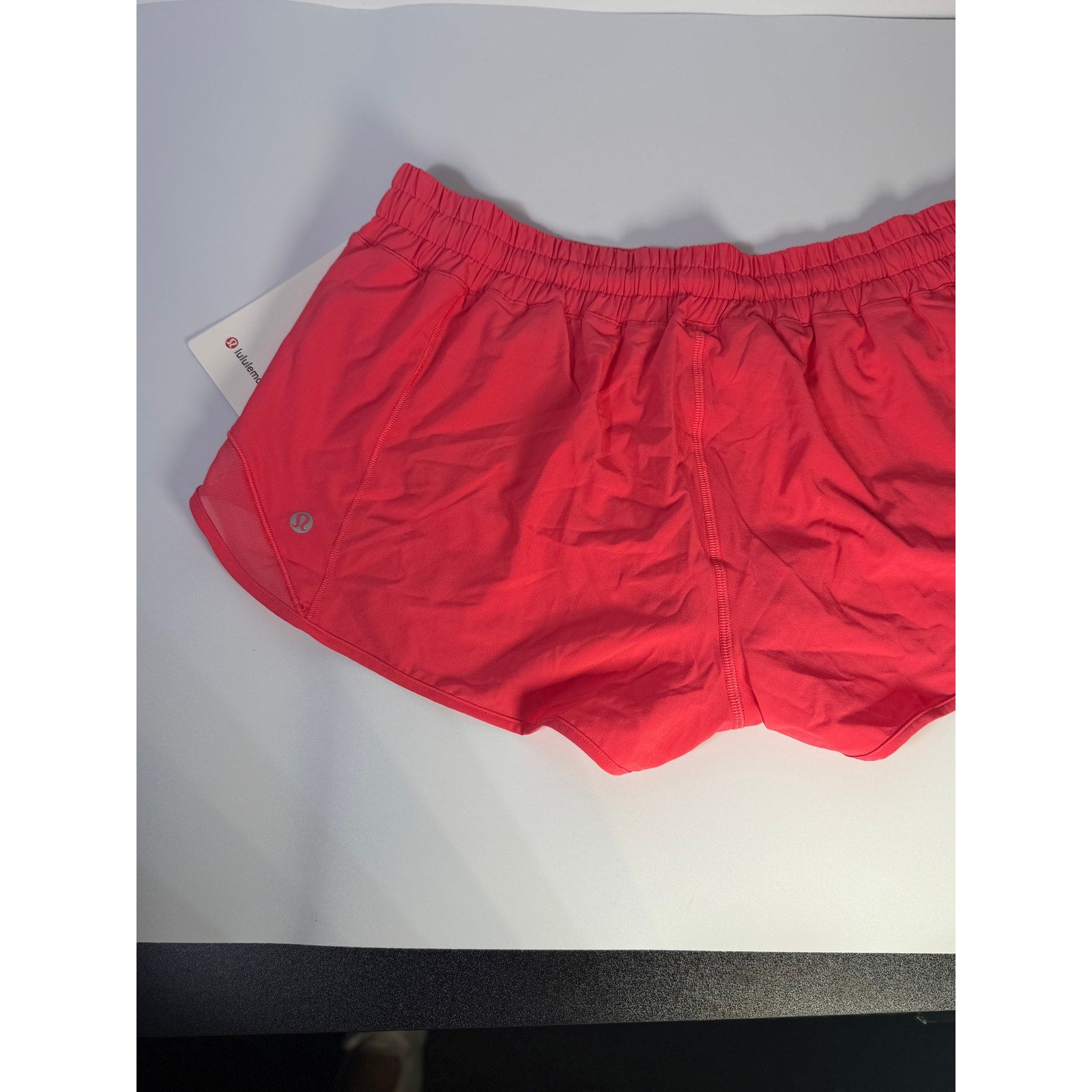 Lululemon Hotty Hot Low Rise Lined Shorts 2.5" Glaze Pink Women's Size 14 NWT