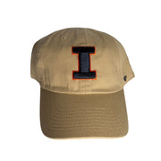 '47 Illinois Fighting Illini Adjustable Dad Hat Tan Black Orange NCAA OSFM