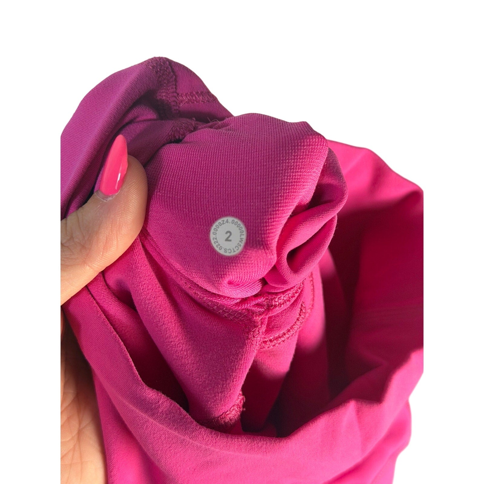 Lululemon Wunder Under High Rise Leggings Pink Size 2 Women's Athletic Pants