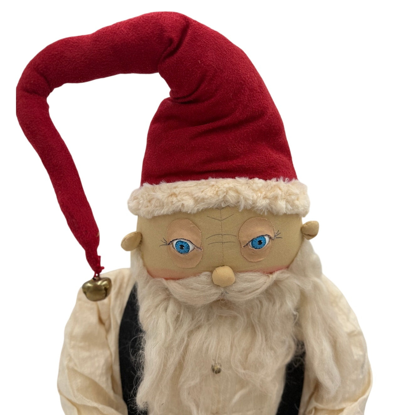 Joe Spencer Gathered Traditions Meriweather Santa Lg. 49" weighted shelf sitter