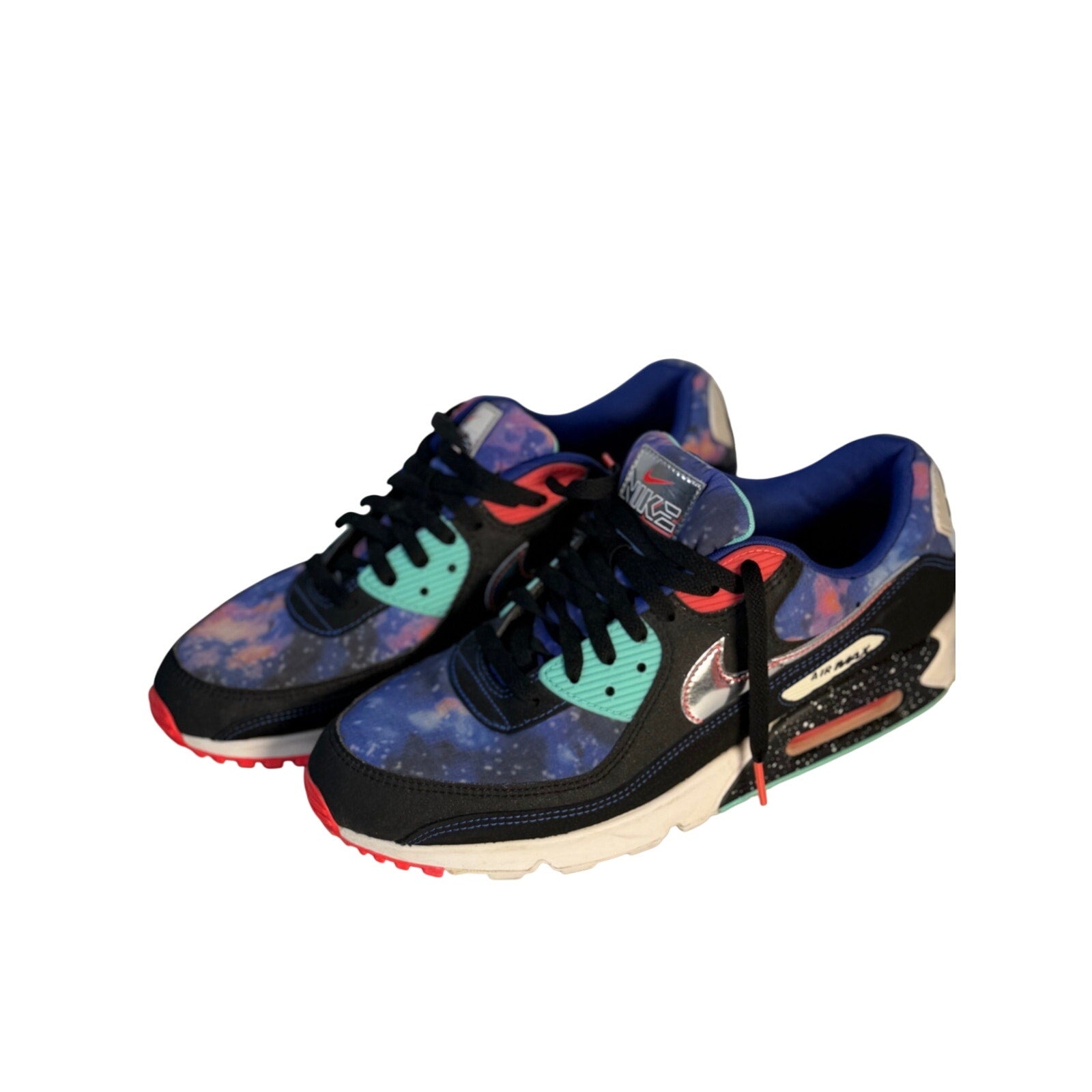 Nike Air Max 90 QS Galaxy Space Theme Sneakers Men's US 11.5