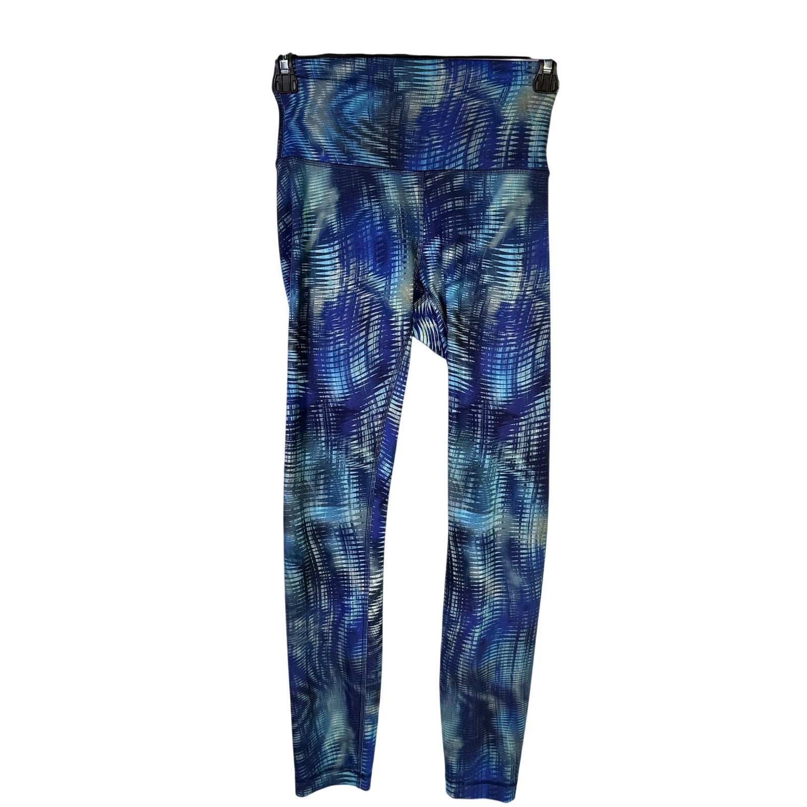 lululemon Women’s High-Rise Full-Length Leggings Size 4 Blue Abstract Print