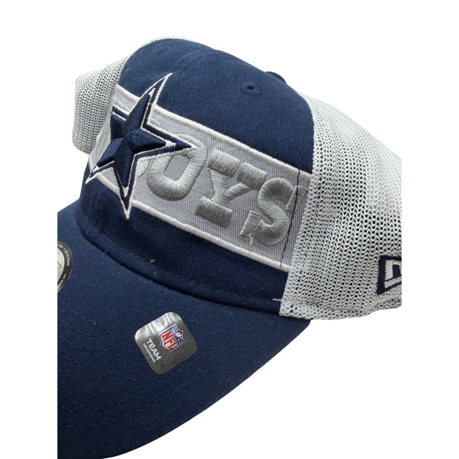 New Era Dallas Cowboys 39THIRTY M/L Mesh Hat Navy White NWT