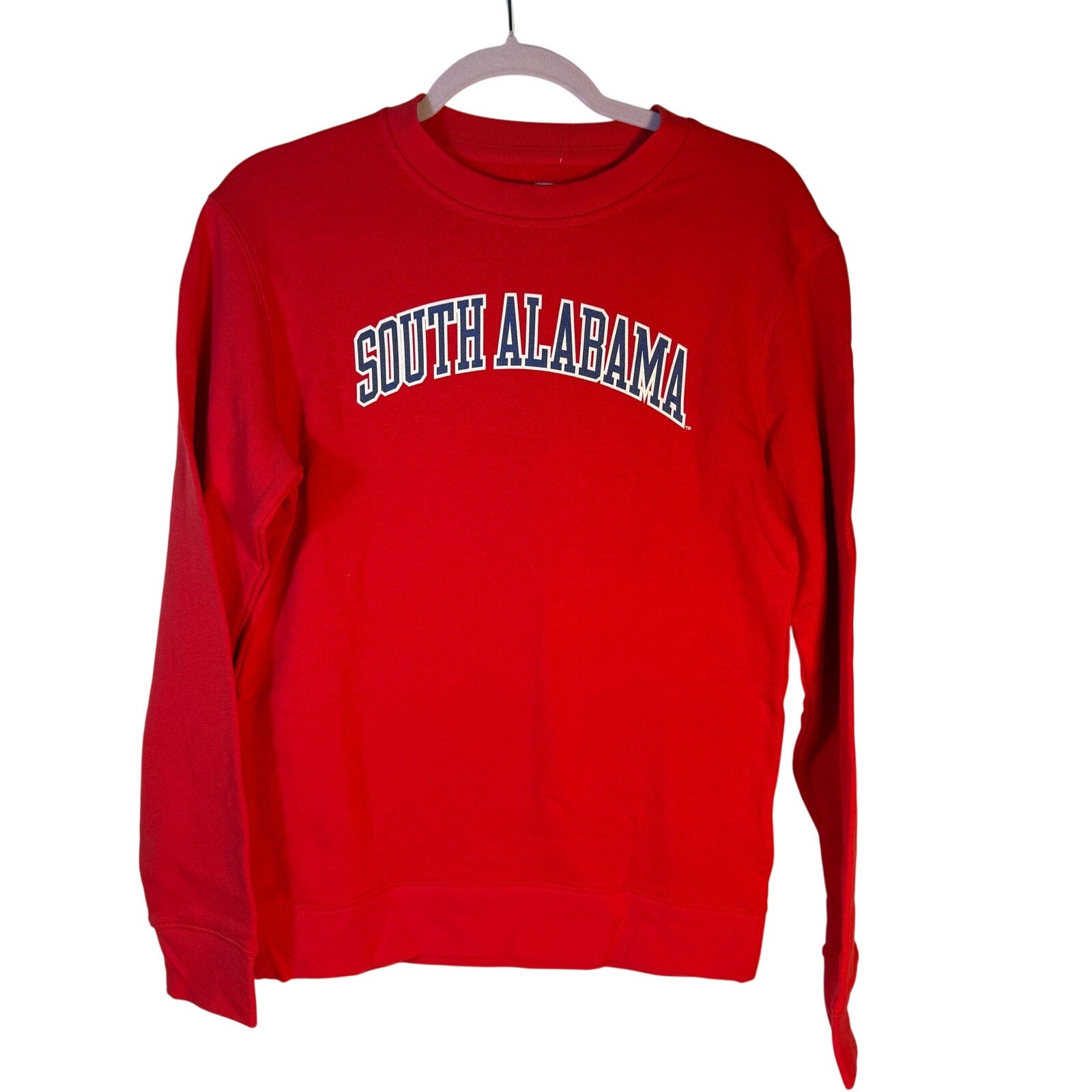 South Alabama Jaguars Crewneck Sweatshirt – Men's Small – Red – New with Tags