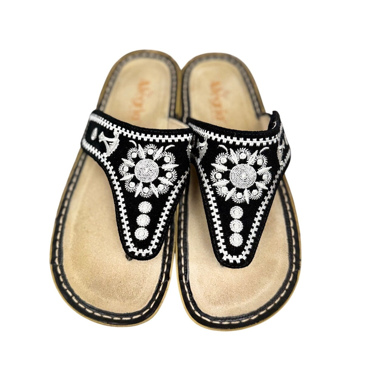 Alegria Women's Vanessa Thong Sandal Mandala 40 EU Black | Used/Good Condition