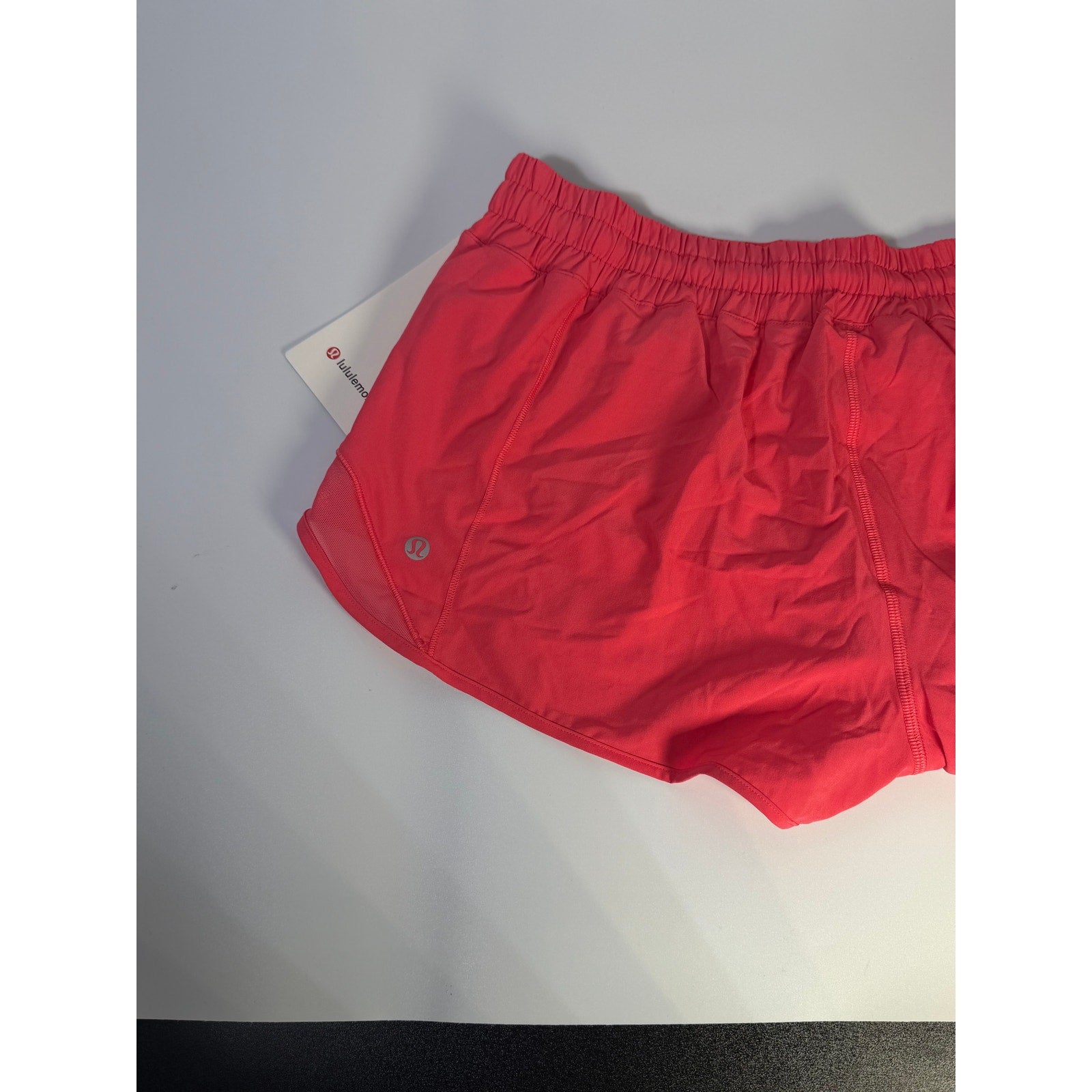 Lululemon Hotty Hot Low Rise Lined Shorts 2.5" Glaze Pink Women's Size 14 NWT