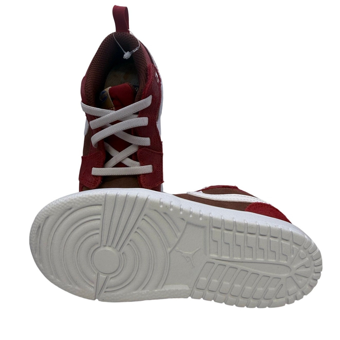 Nike Air Jordan 1 Low Alt SE PS “Dark Pony / Varsity Red” – Kids Preschool Sneakers – HF3204-200