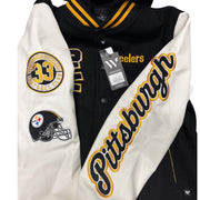 Pittsburgh Steelers Varsity Jacket – The Wild Collective women’s Medium (NWT)
