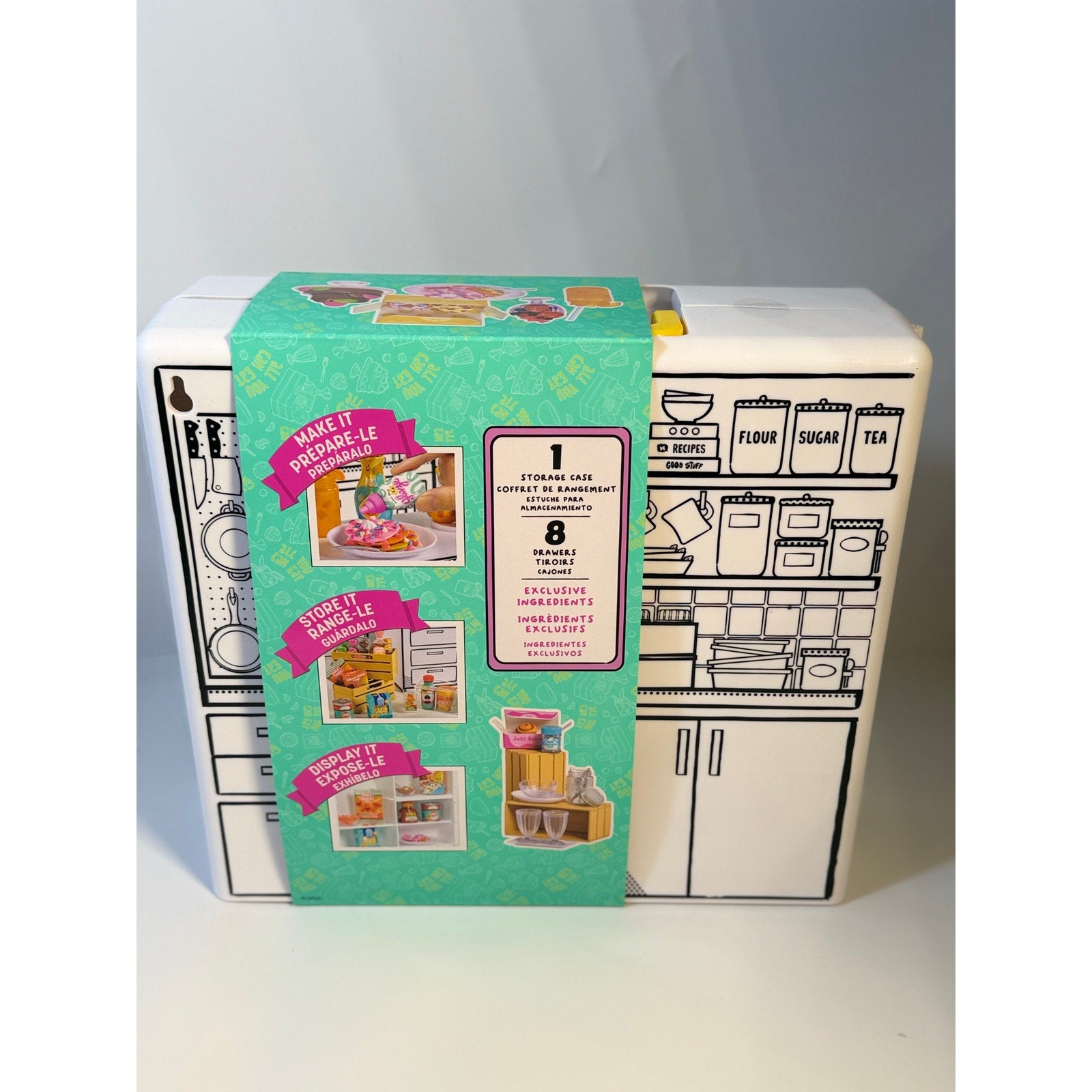 MGA's Miniverse Make It Mini Food All You Can Eat Kitchen Storage Case 101+ Pieces New