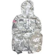 Nike NFL New Orleans Saints “Salute to Service” Hoodie – Gray Digital Camo