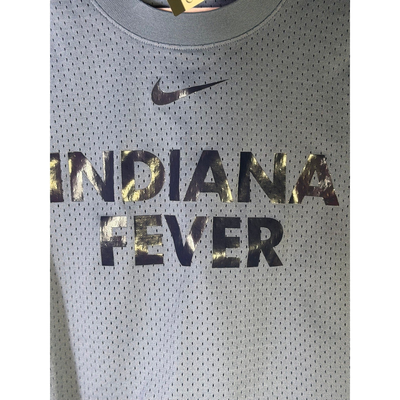 Nike WNBA Indiana Fever Women’s Mesh Basketball Tank Top Blue Size L NWT