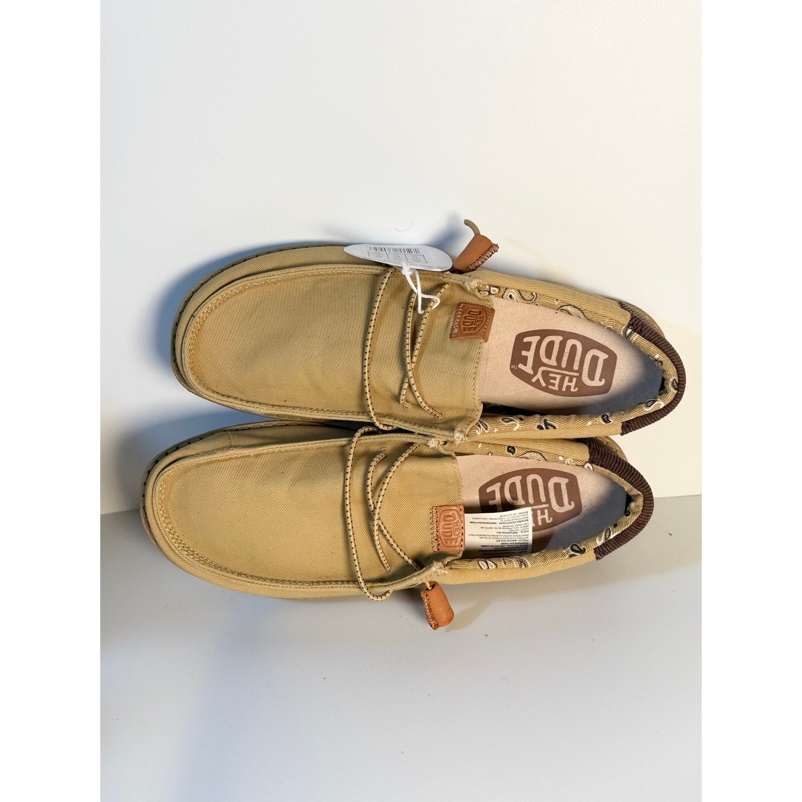 Hey Dude Wally Workwear Shoes Tan US Men's 8 / Women's 10 Lightweight