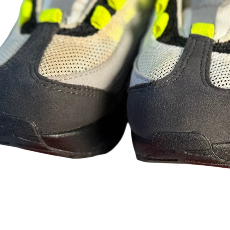 Nike Air Max 95 Toddler Sneakers Gray Volt Black Running Shoes Kids