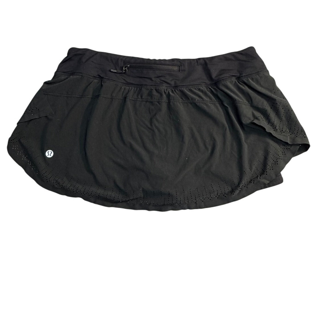 Lululemon Women’s Black Skirt w/ Built-In Shorts Size 8 Athletic