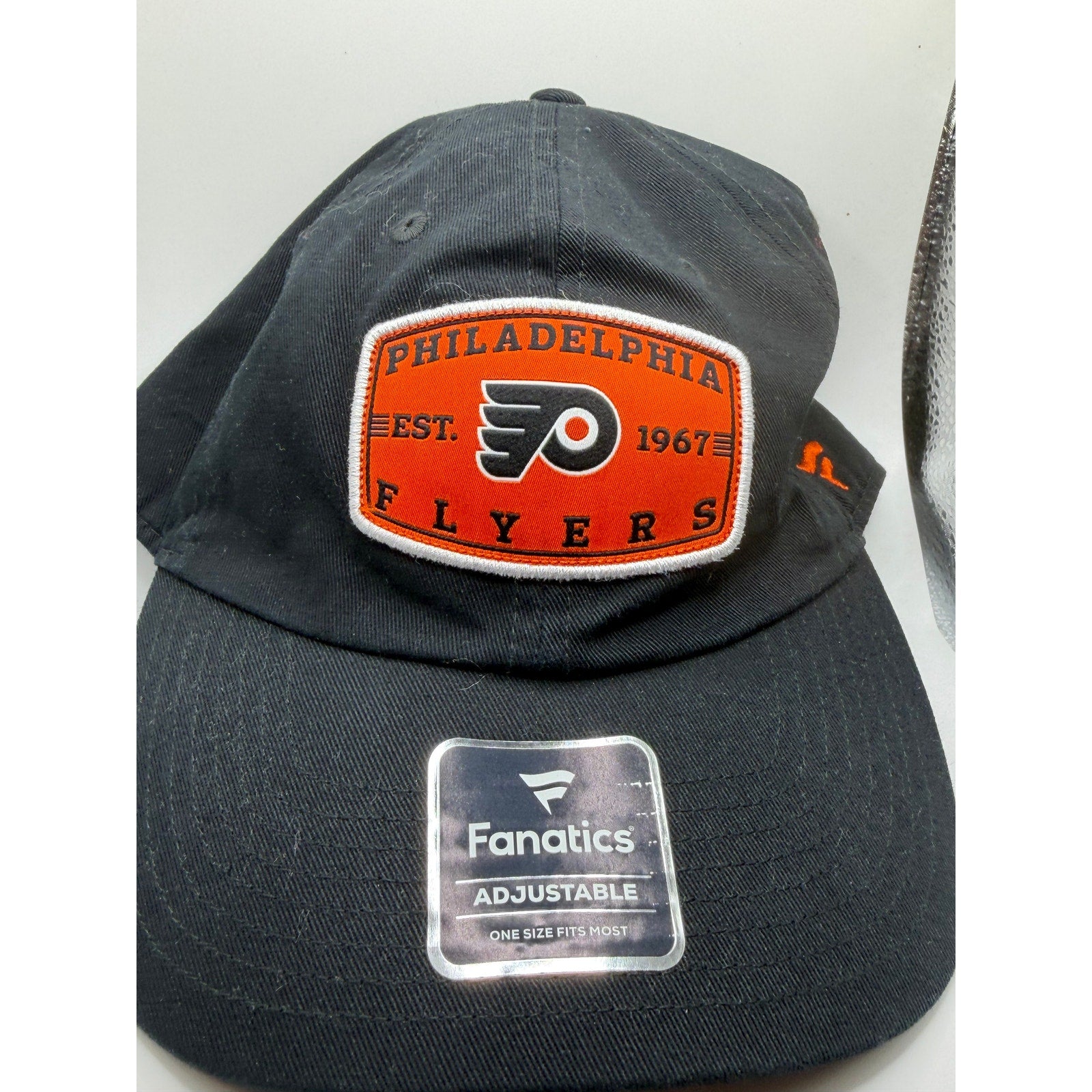 Philadelphia Flyers NHL Fanatics Black Adjustable Hat Cap One Size NWOT