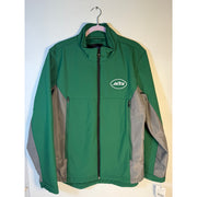 NFL New York Jets Full Zip Jacket Women's Medium Green Gray NWT Team Apparel