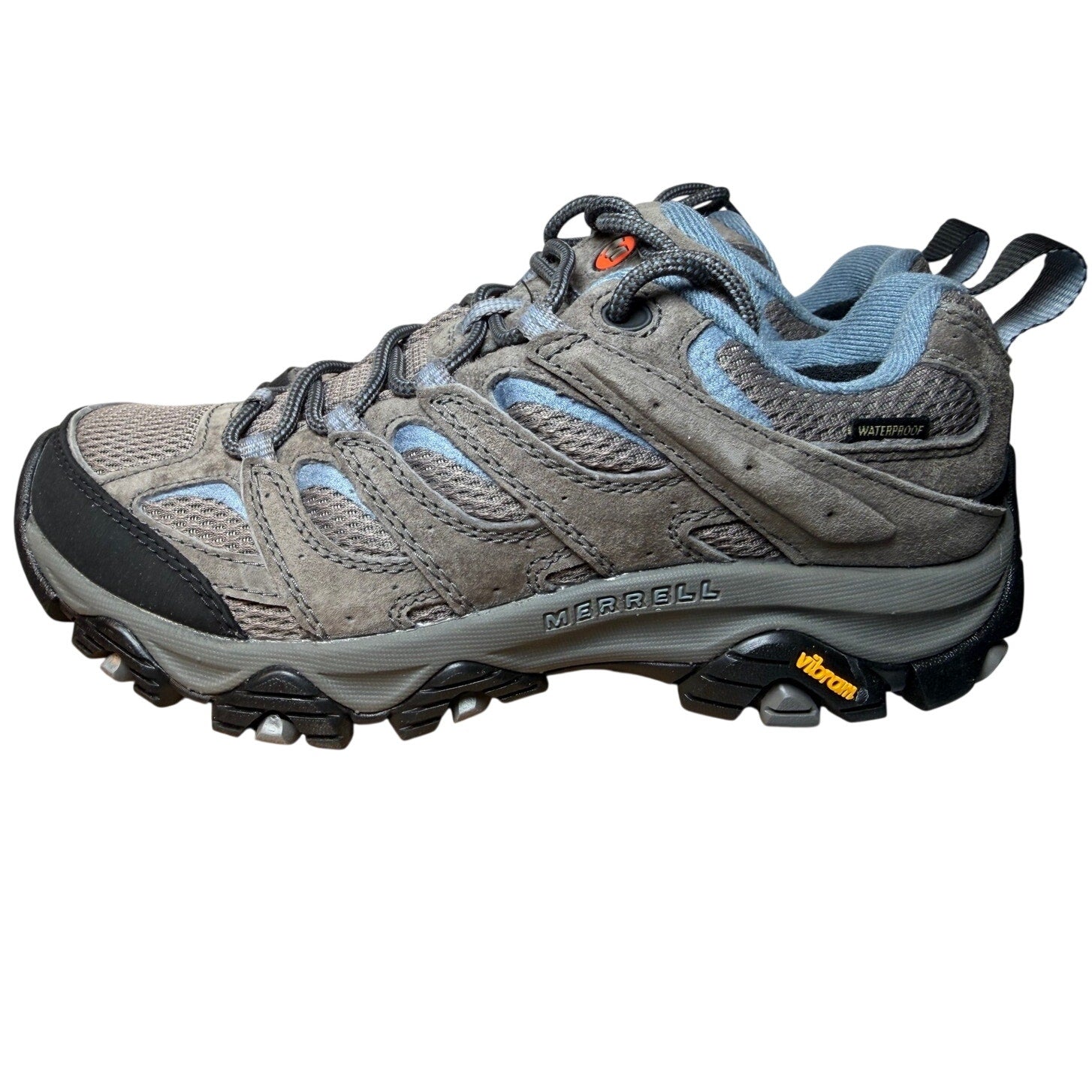 Merrell Moab 3 Women’s Hiking Shoes – Blue/Gray/Black – Size 8