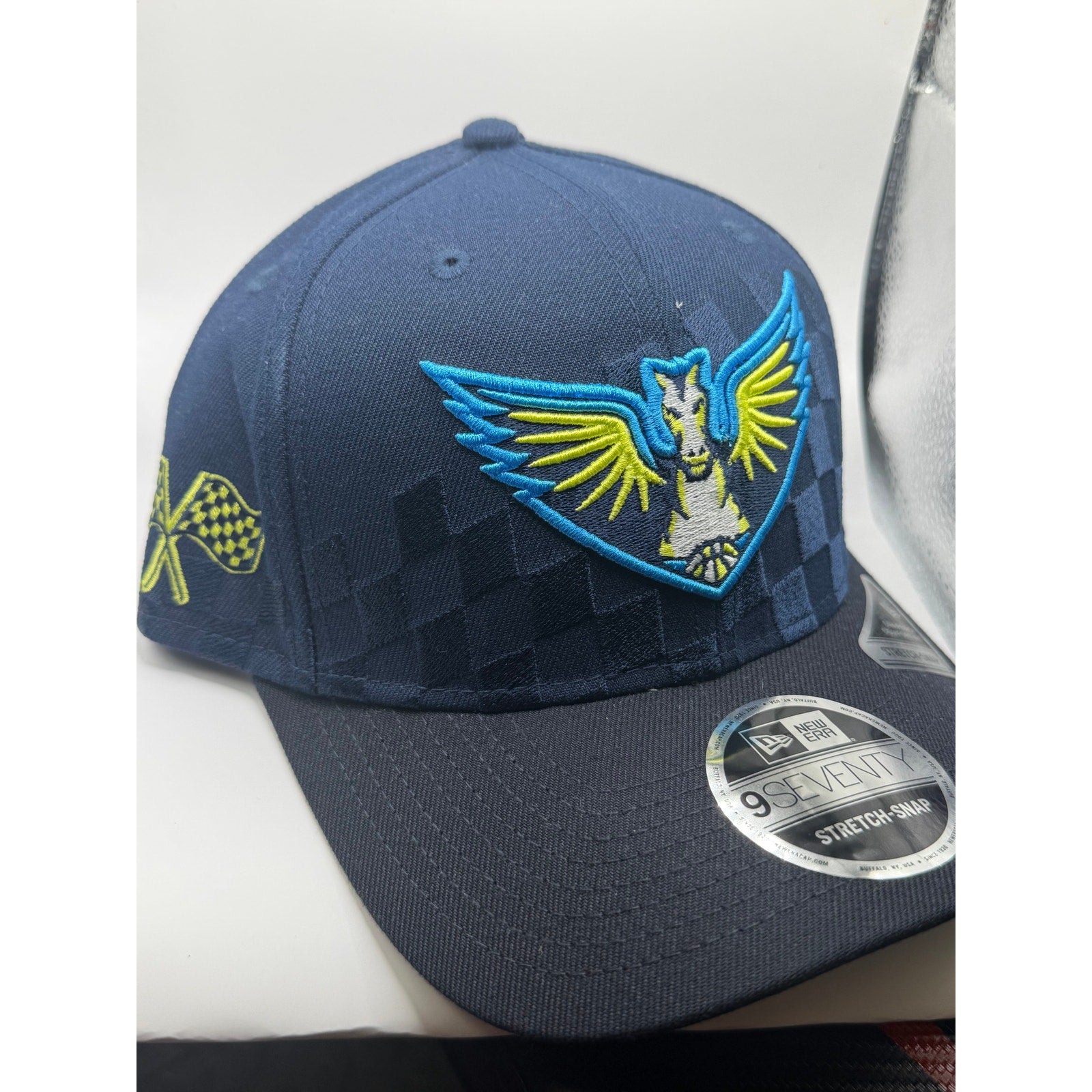 Dallas Wings WNBA New Era 9SEVENTY Stretch-Snap Hat Navy One Size NWT