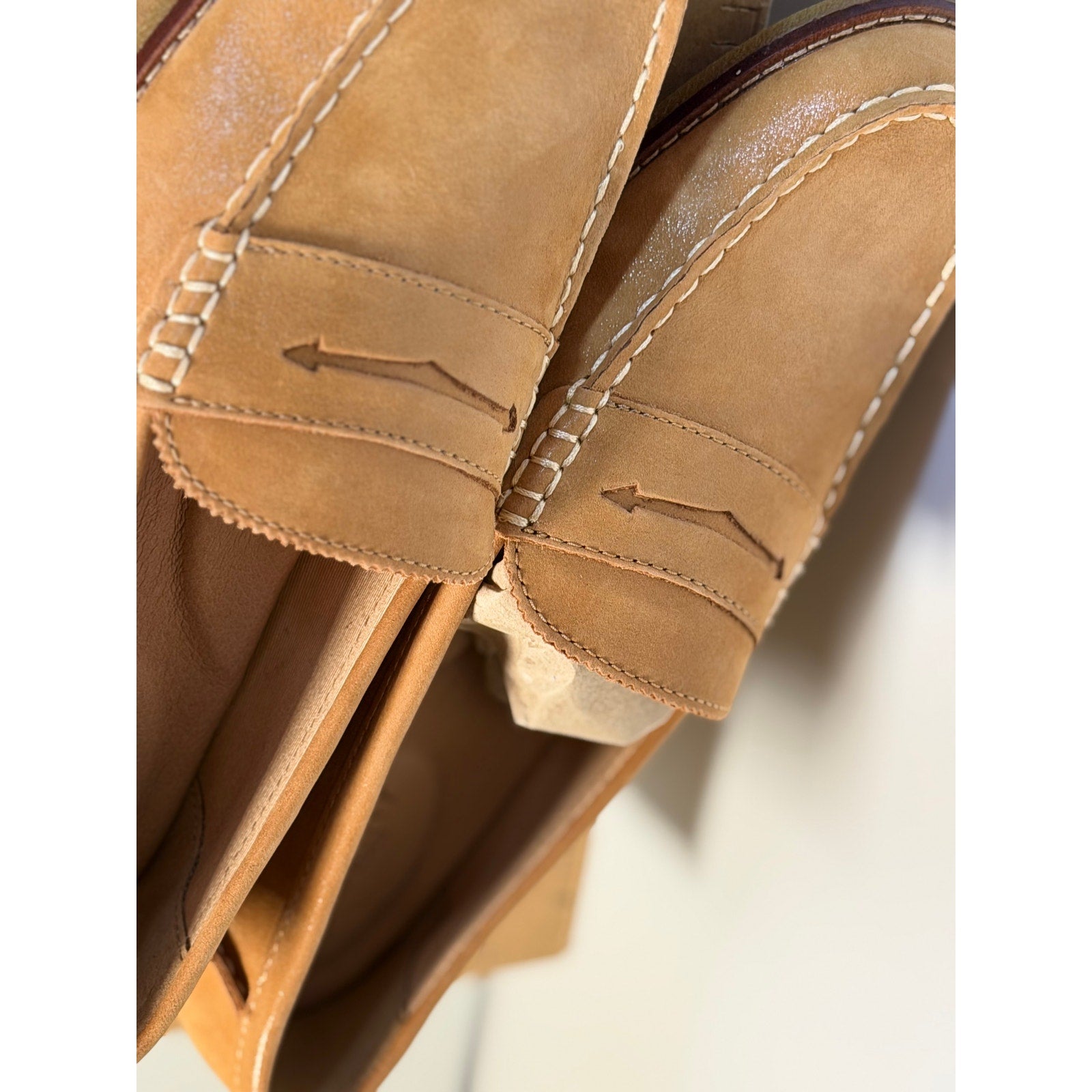 Sperry Seaport Penny Leather Loafers – Women's US 9M Tan STS85444 – New in Box