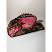Peter Grimm Mossy Oak Women’s Pink Camo Western Cowboy Hat Snap-Up Brim