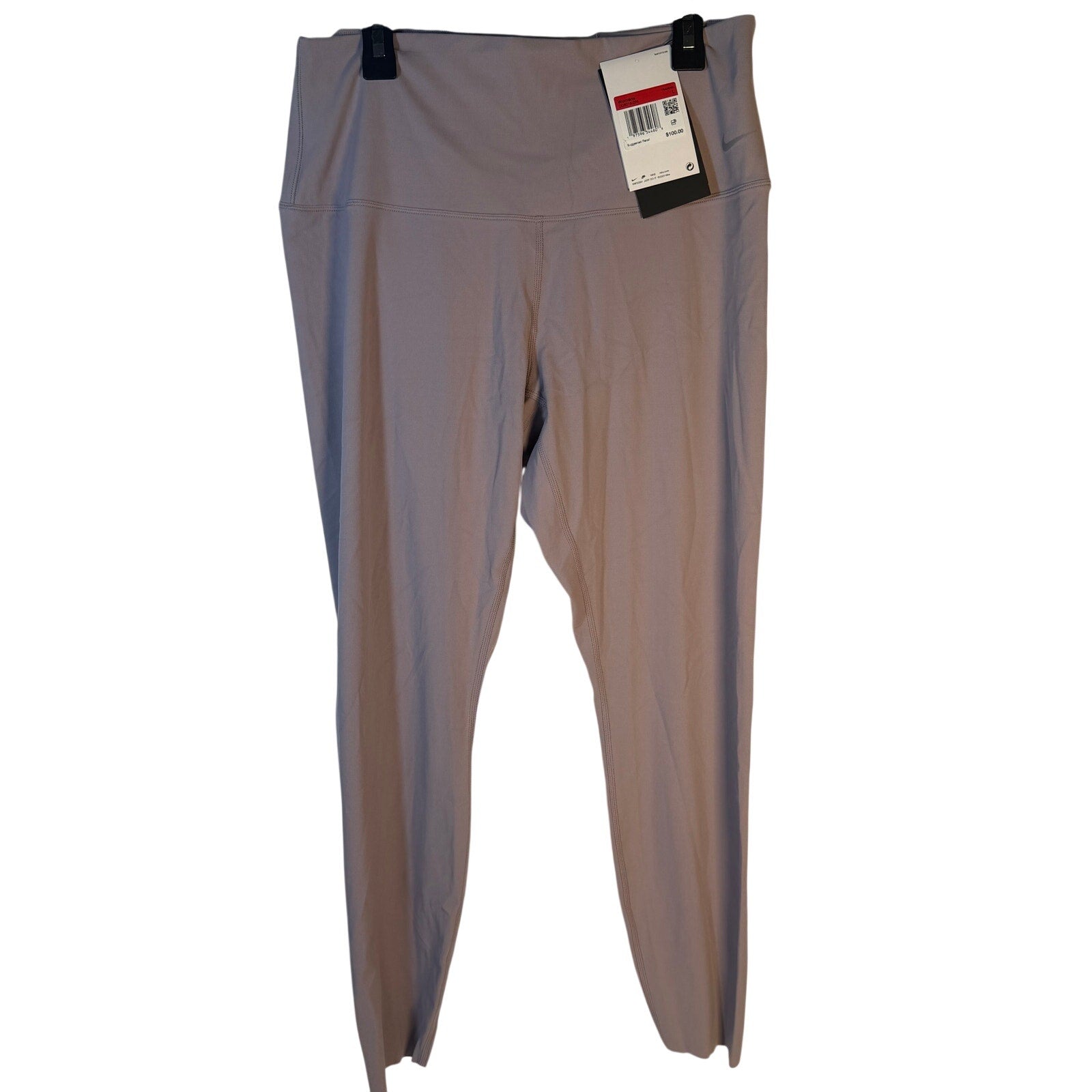 Nike Go High Rise Full Length Leggings Women's Large Taupe Training NWT