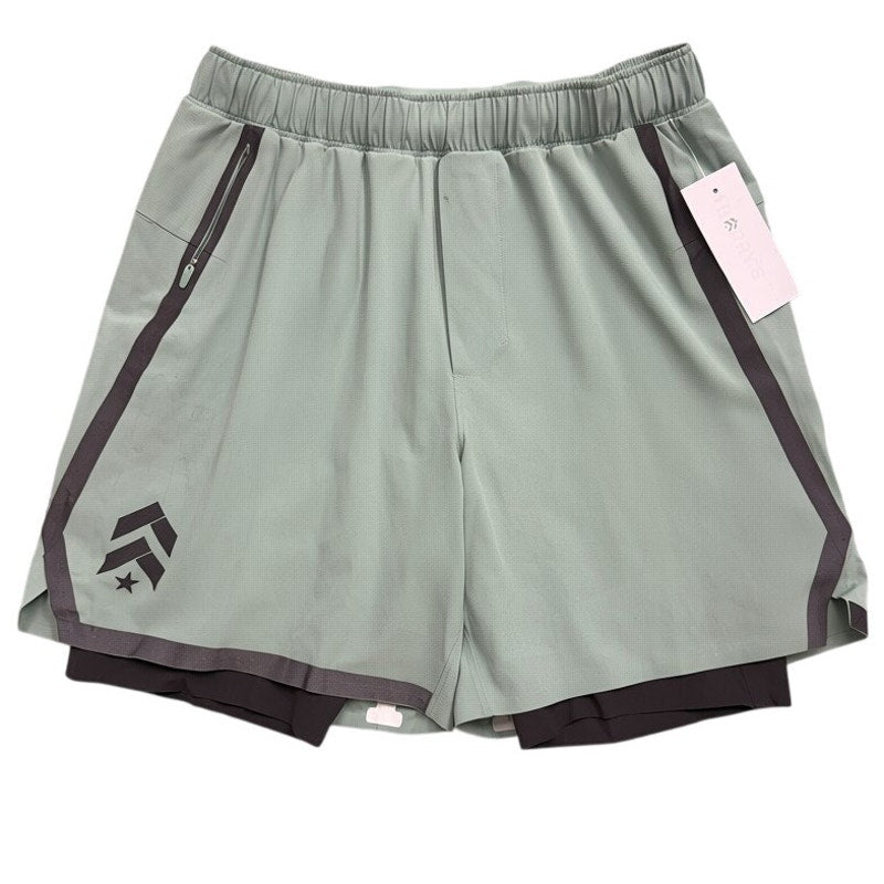 NWT Barry’s x Lululemon Pace Breaker Lined Shorts – Men’s Medium – Green/Black