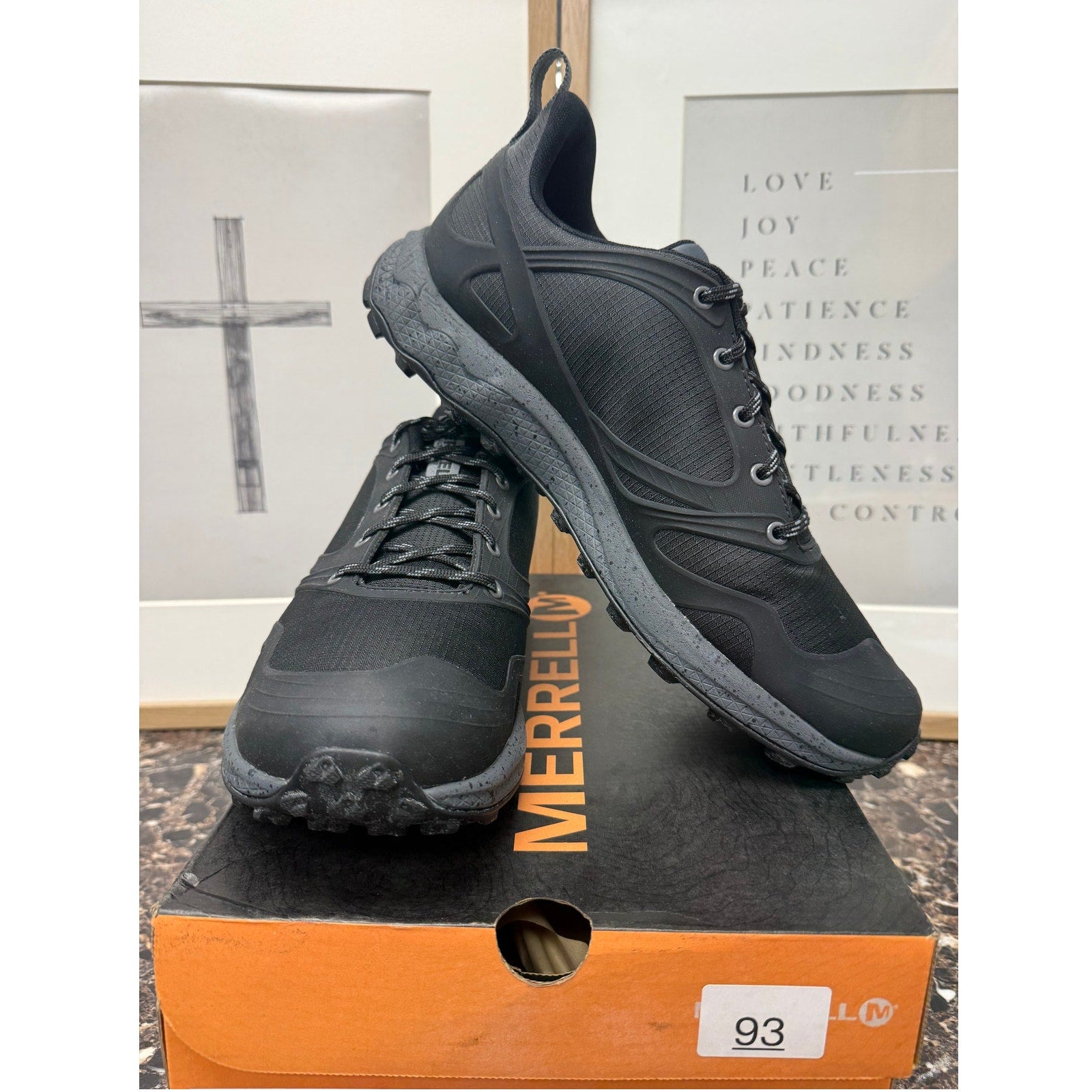 Merrell Altalight Trail Hiking Shoes Black/Rock Men’s 11 EU45 J034195